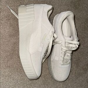 Puma White Platform Sneakers